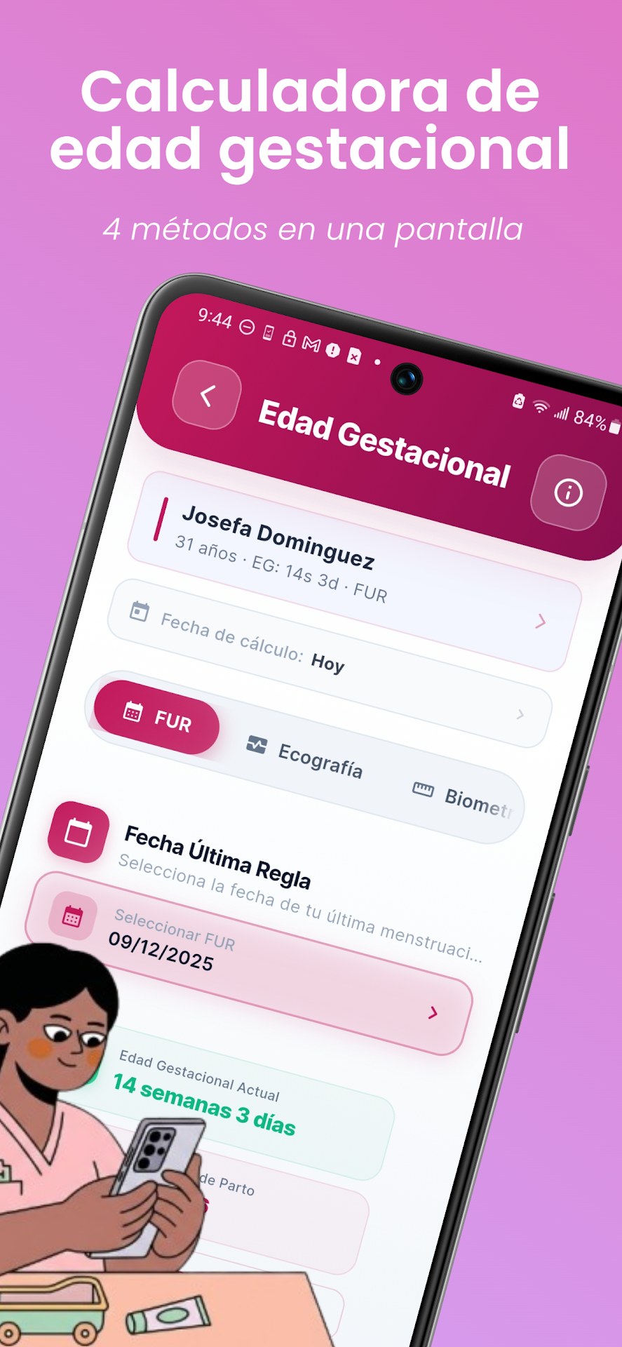 Obstetrum - calculadora de edad gestacional