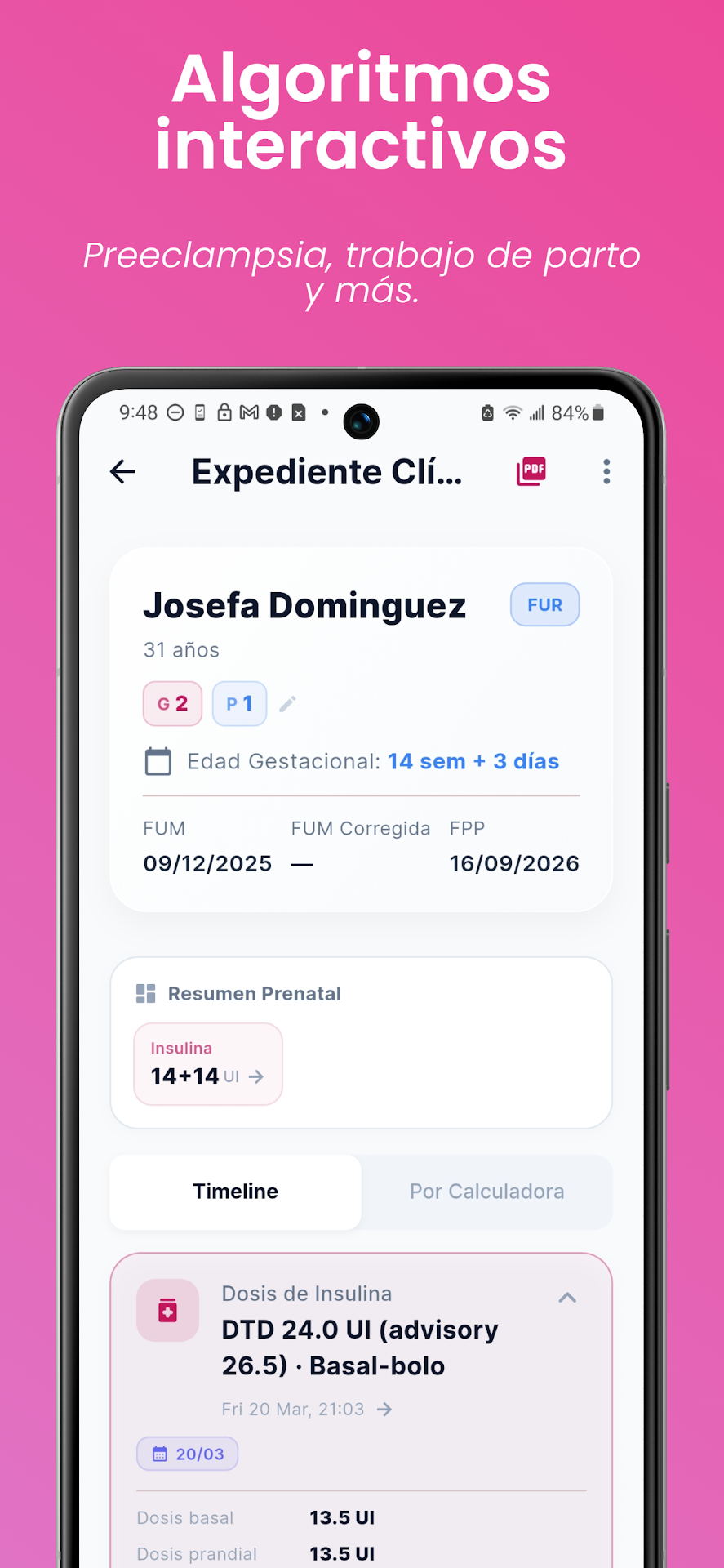 Obstetrum - algoritmos interactivos